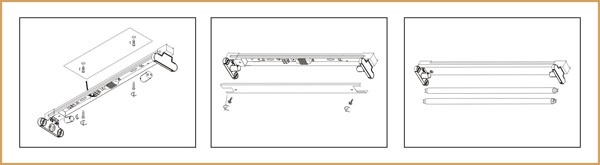 華輝照明,燈管支架,LED燈管支架,日光燈支架，燈管支架廠家,熒光燈支架
