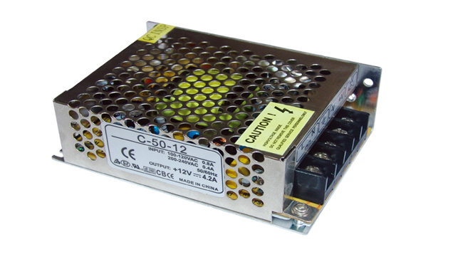 華輝12/24V電源  LED燈帶驅動100W